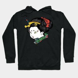 Ukiyoe Girl Colour Hoodie